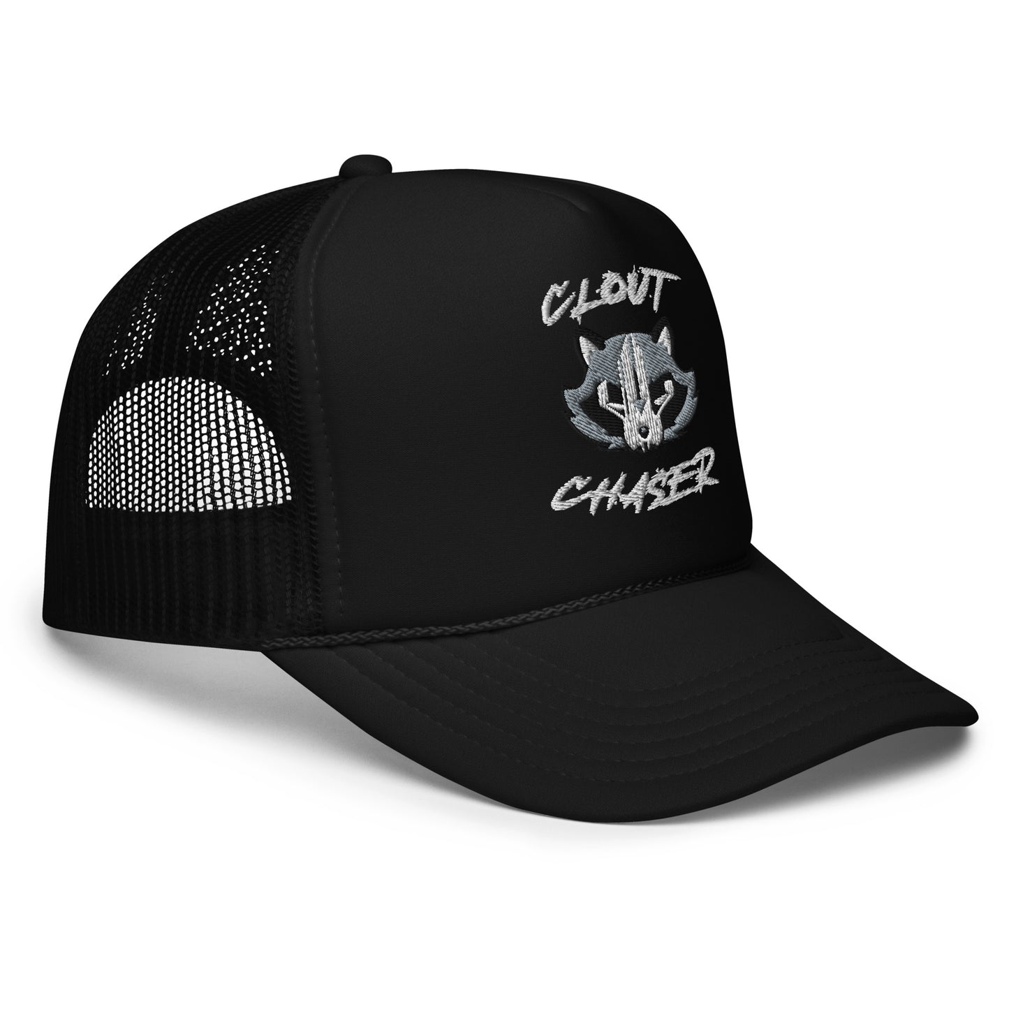 Clout Chaser Foam Trucker Hat Dark