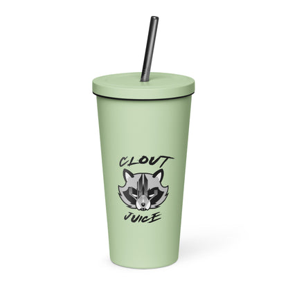 Clout Juice Insulated Tumbler With Straw