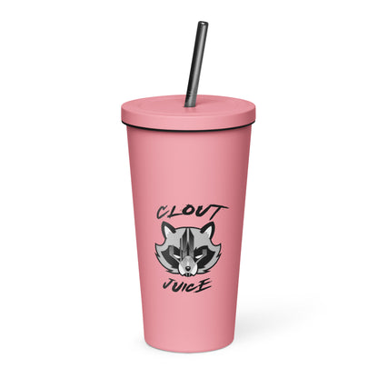 Clout Juice Insulated Tumbler With Straw