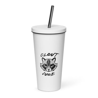 Clout Juice Insulated Tumbler With Straw