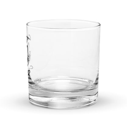 Clout Chaser Rocks Glass